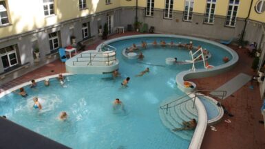 Lukacs Thermal Baths in Budapest - thermal pools