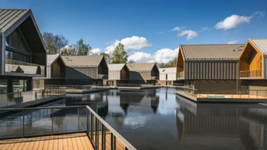 Termy Karkonosze villas by the pond