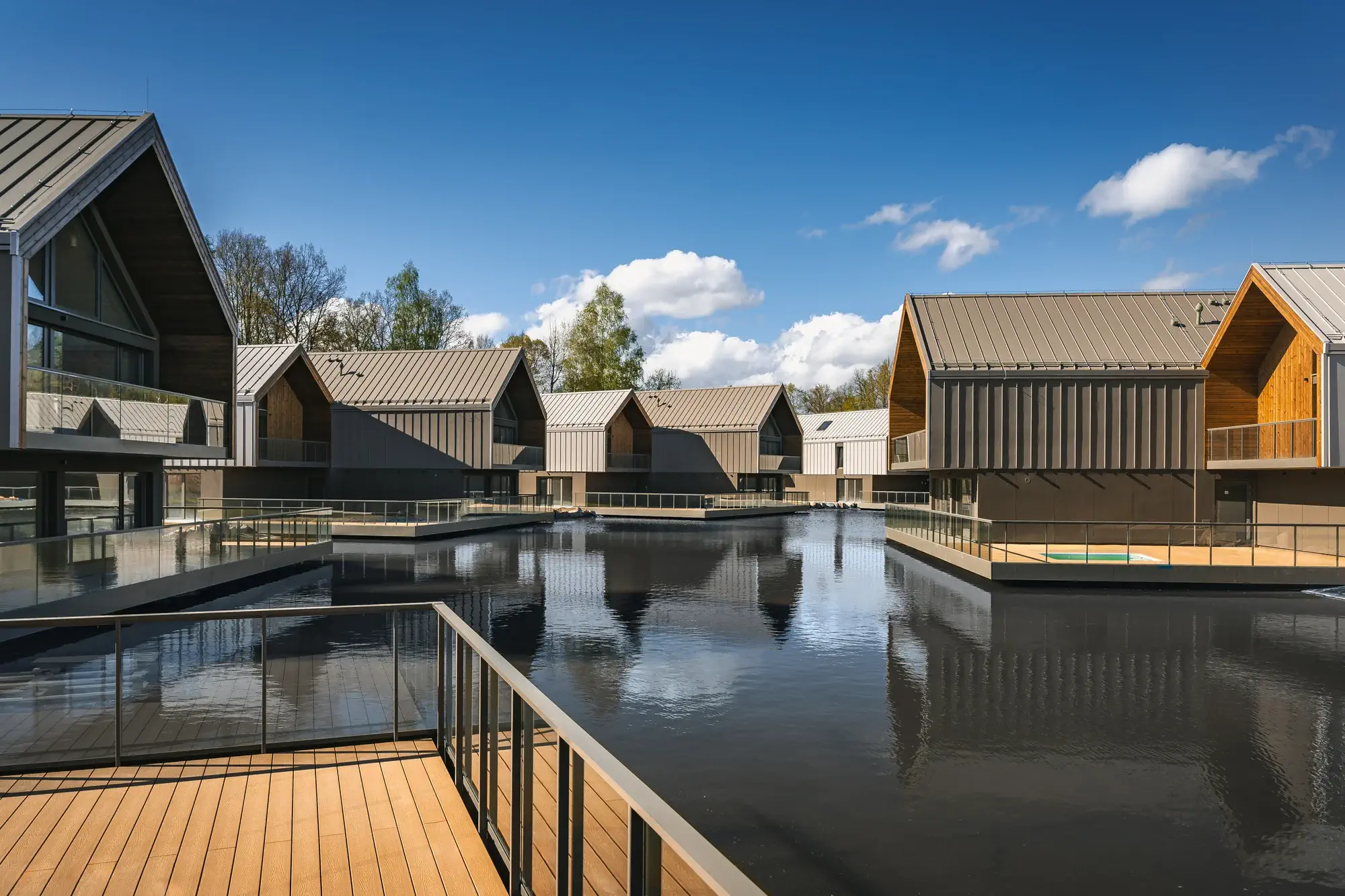 Termy Karkonosze villas by the pond